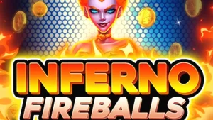 Visual bertema api dari slot Inferno Fireballs